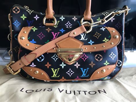 black multicolor lv|Black Purses & Handbags .